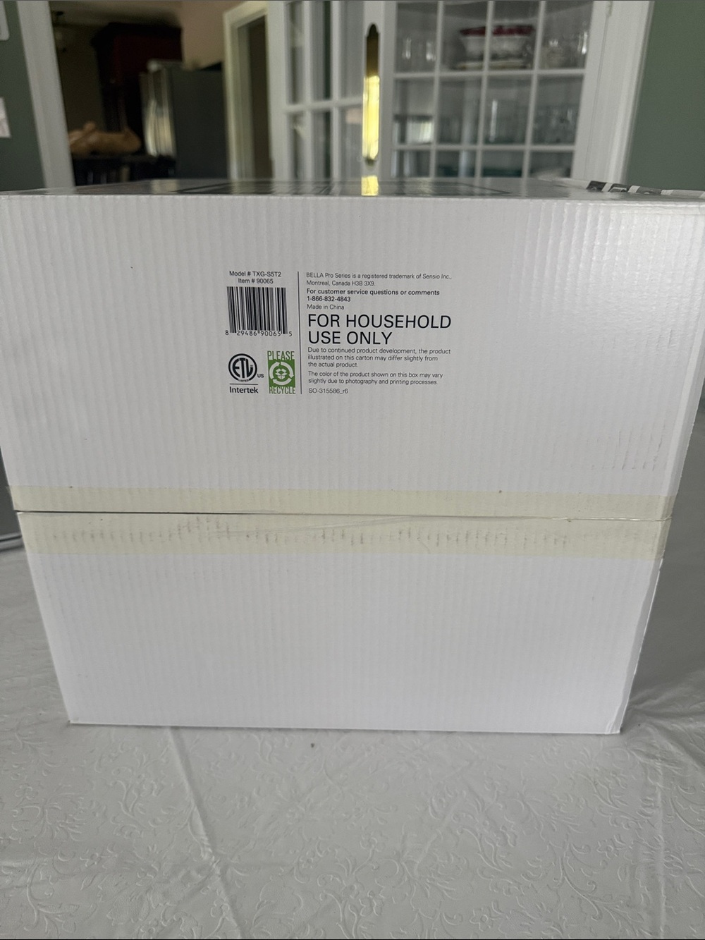 NWT BELLA Pro Series Stainless Steel 5.3 QT Touchscreen Air Fryer - Silver - Picture 5 of 5
